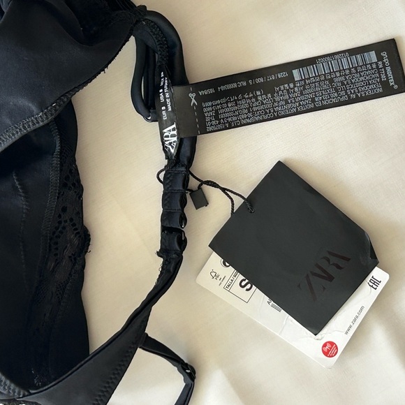 NWT 🖤 Zara Body Suit Lace Black Size S - Picture 5 of 5